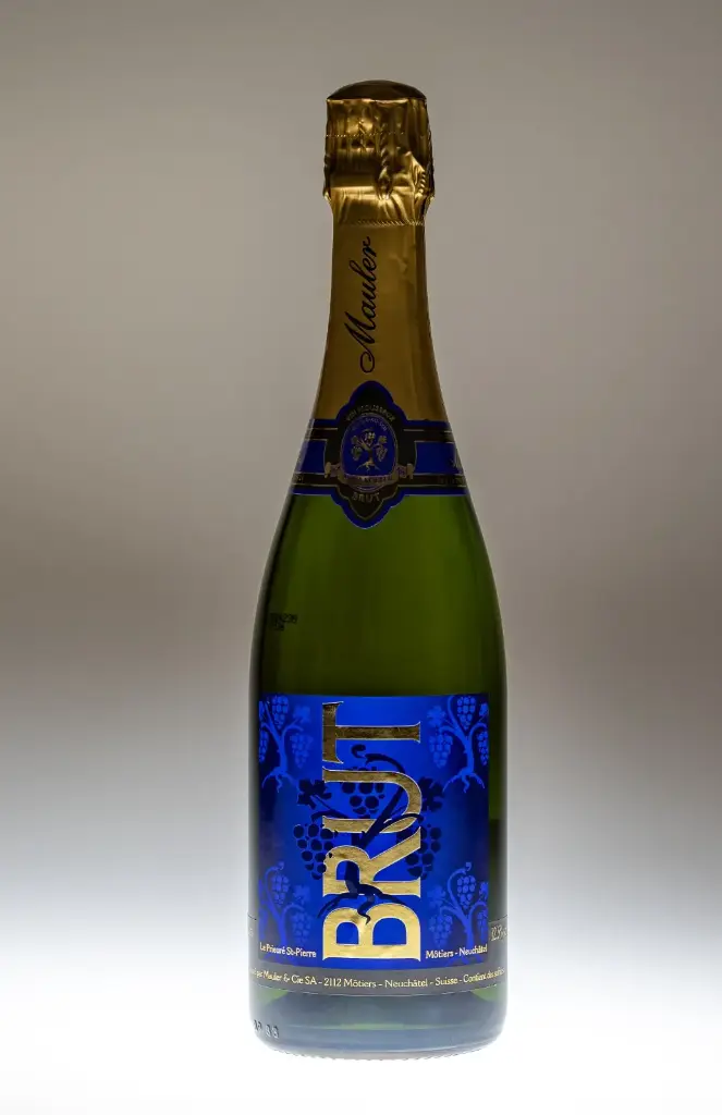 Mauler – Blue Label Brut, Méthode Traditionnelle, 75 cl – Suisse