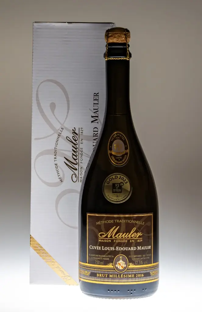 Mauler – Cuvée Louis-Edouard 2016, Méthode Traditionnelle, 75 cl – Suisse