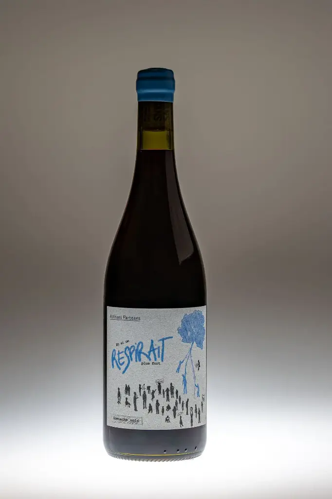 100% Grenache noir Bio. Et si on RESPIRAIT plus fort 2023