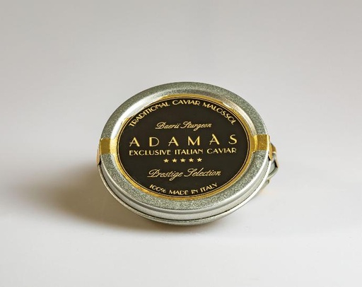 Osetrova caviar de l'esturgeon russe "acipenser gueldenstaedtii" 30g
